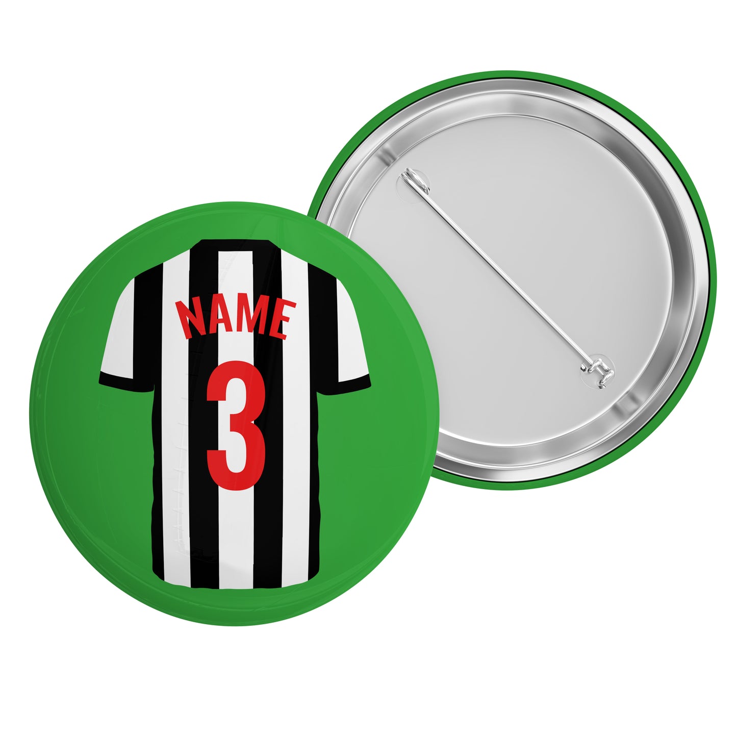 Football Shirt Age Name Badge