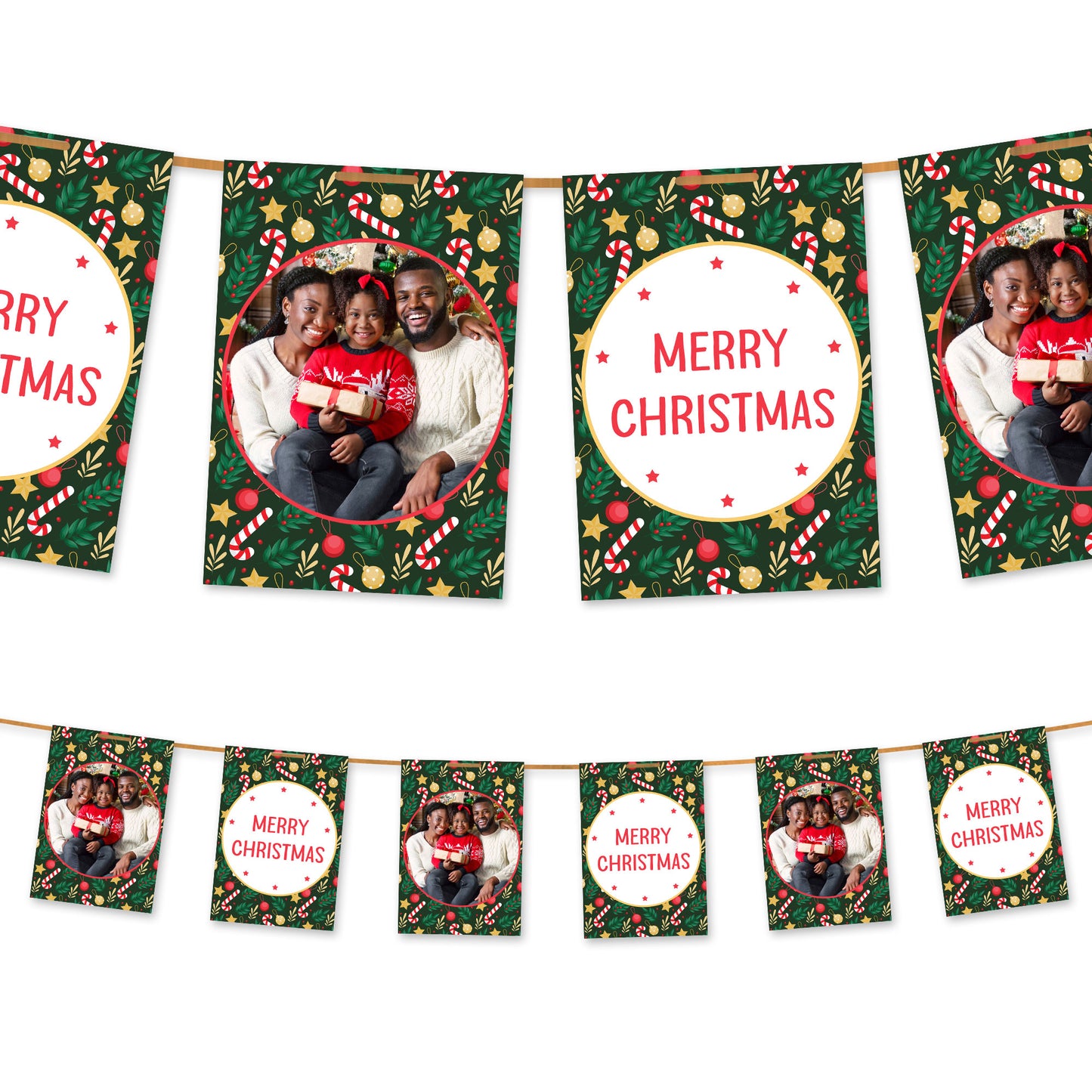 Merry Christmas Photo Bunting