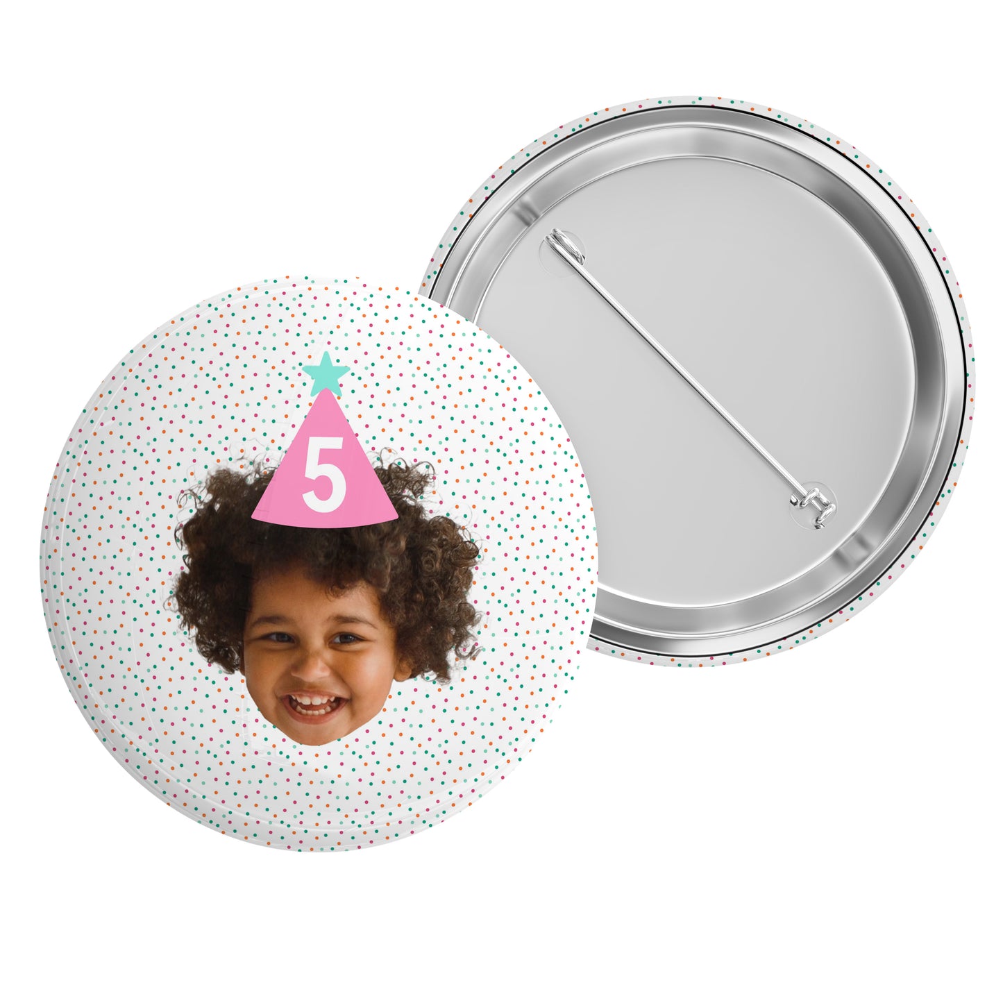 Party Hat Photo and Age Badge