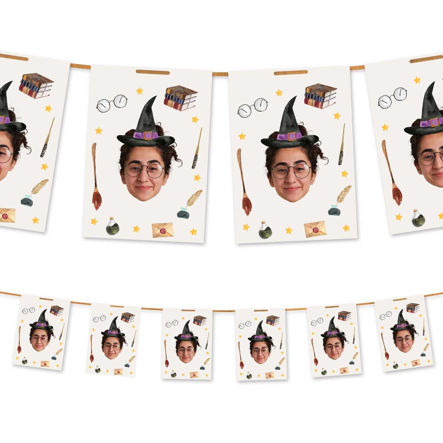 Witch and Wizard Photo Bunting