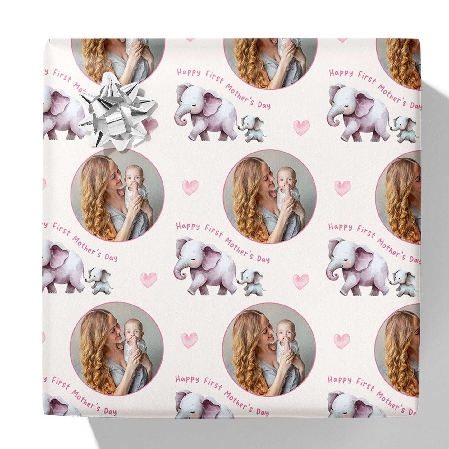Beste Mama Wildblumen Foto Geschenkpapier