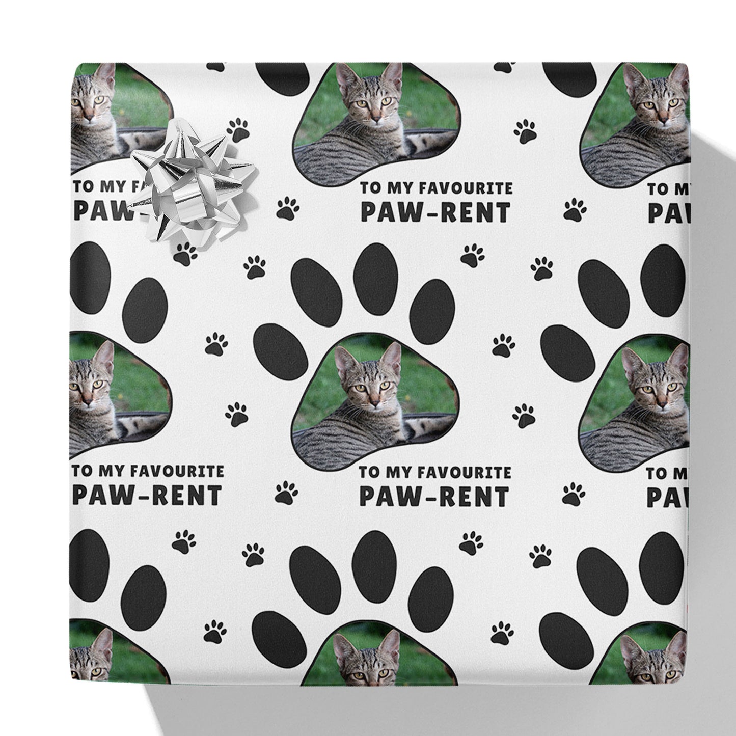 Lieblings-Paw-Rent-Foto-Geschenkpapier