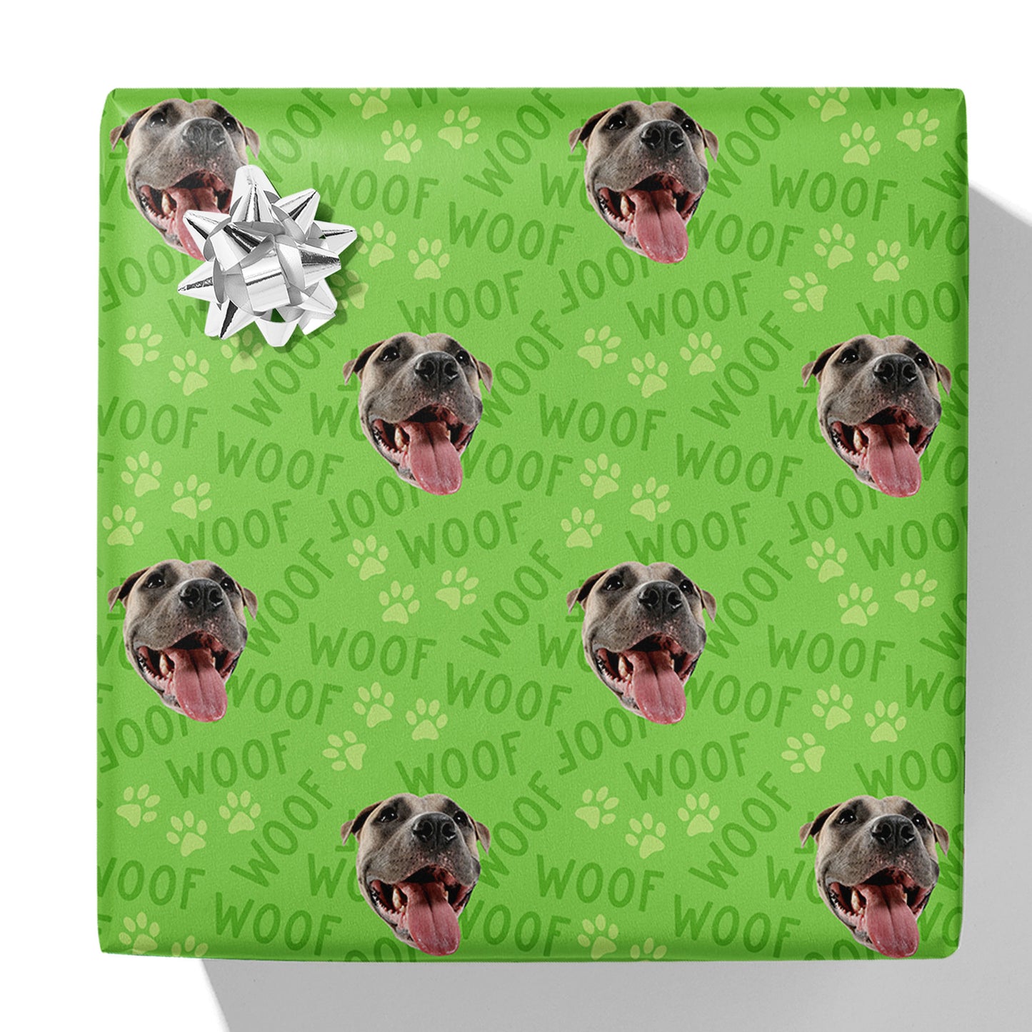 Your Dog on Paper Gift Wrap
