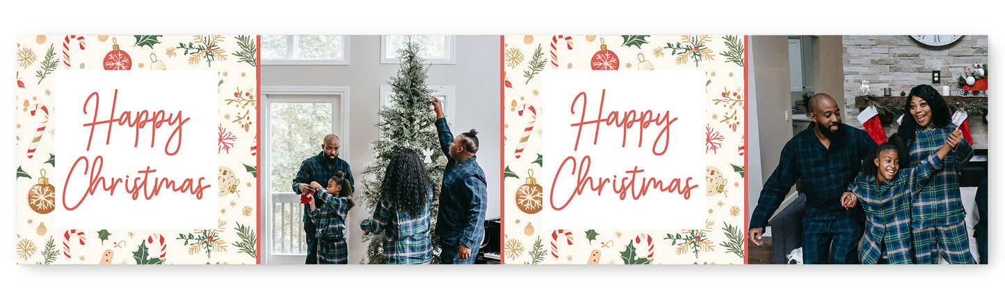 Happy Christmas Photo Banner