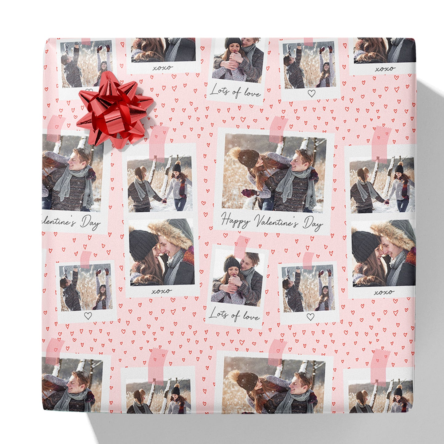 Polaroid-Foto-Geschenkverpackung „Froher Valentinstag“