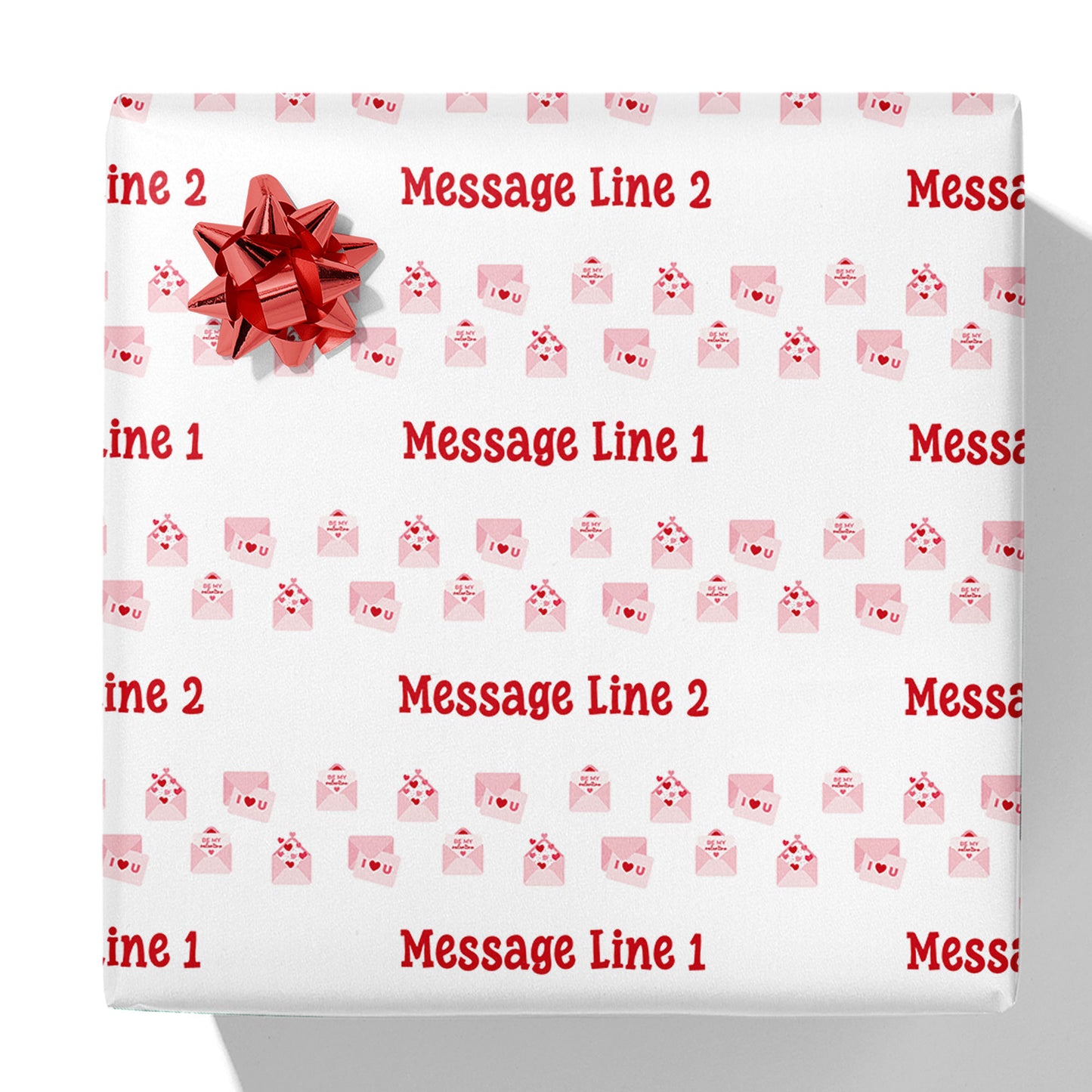 Love Letters Message Gift Wrap
