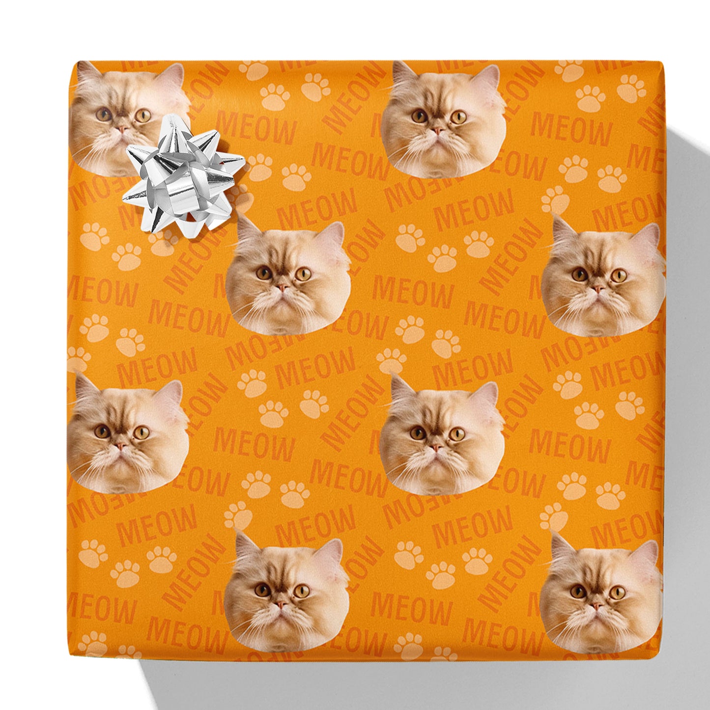 Ihre Katze auf Papier-Geschenkpapier