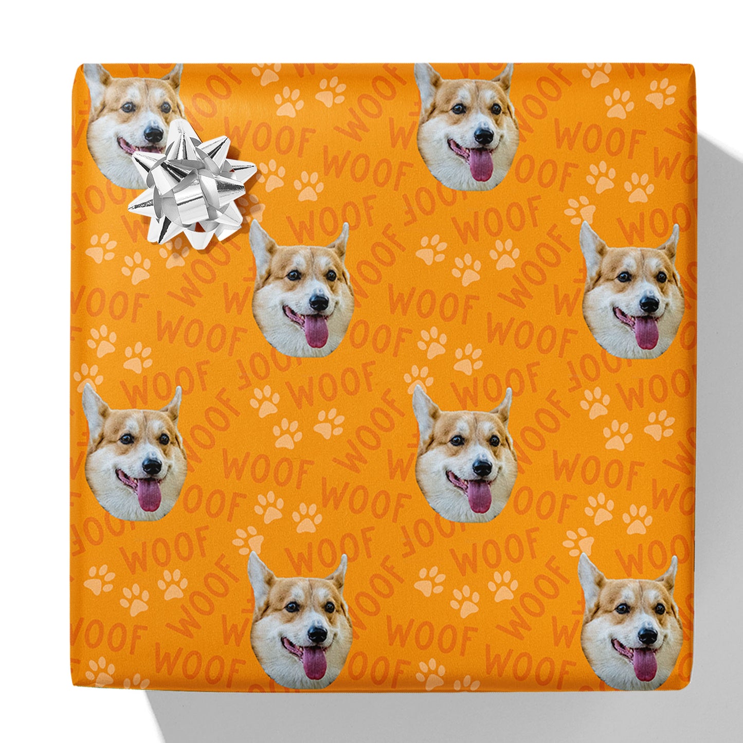Your Dog on Paper Gift Wrap
