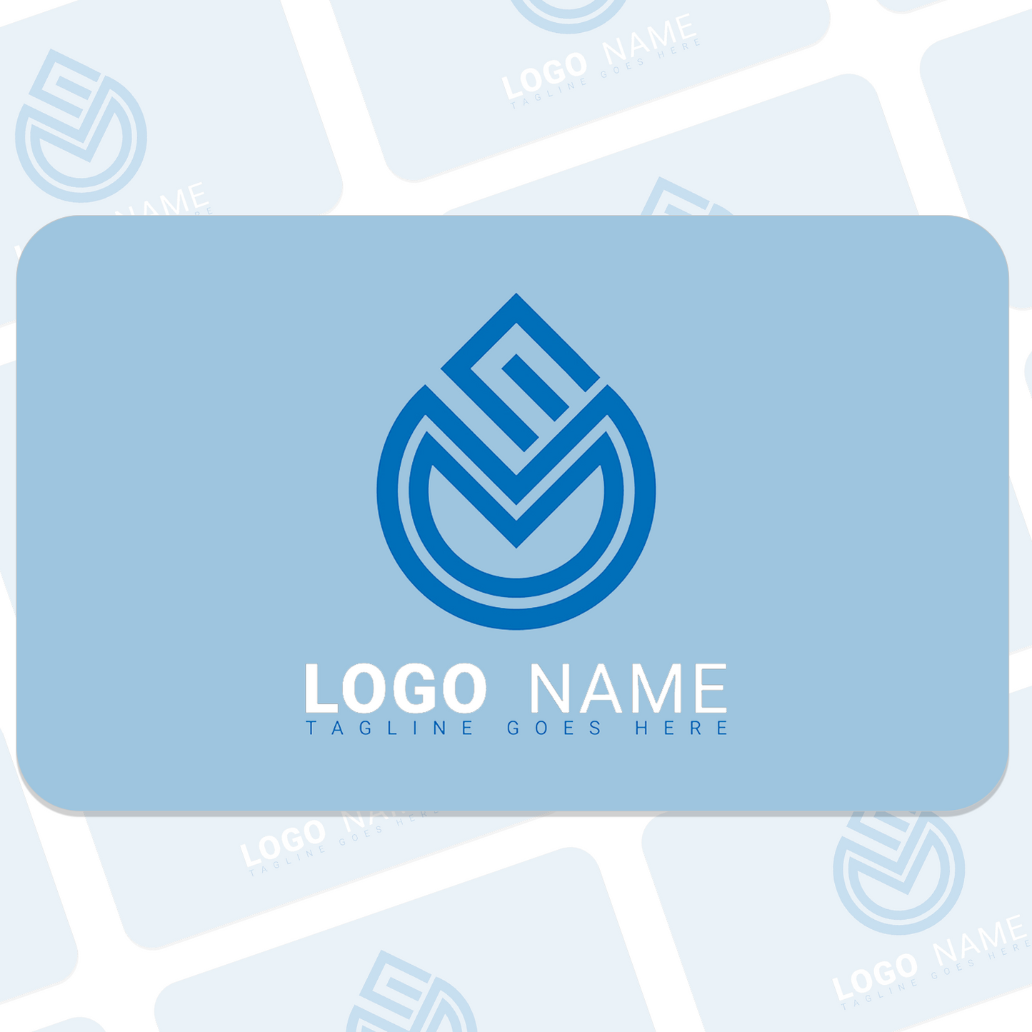 Rectangular Promotional Logo Stickers