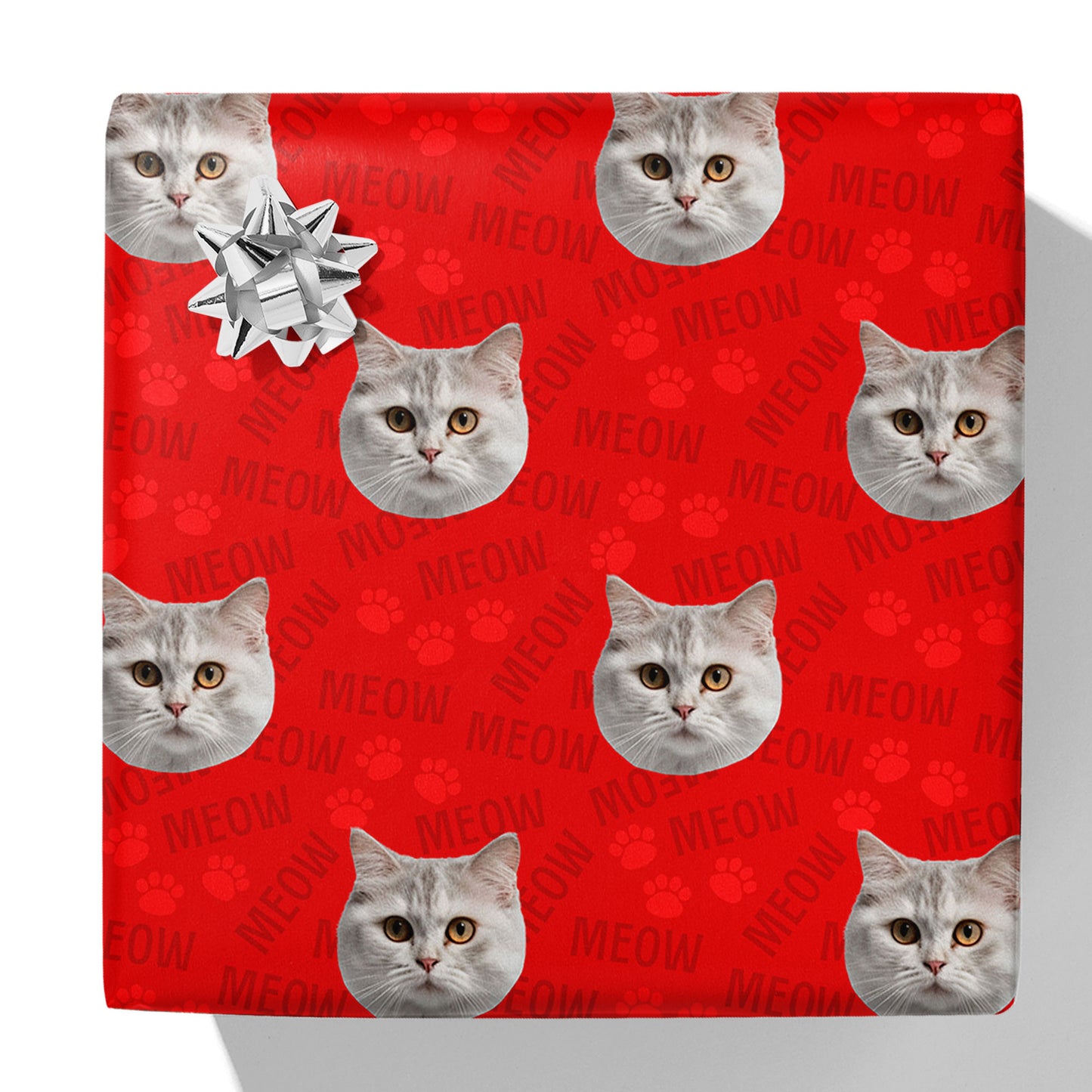 Ihre Katze auf Papier-Geschenkpapier