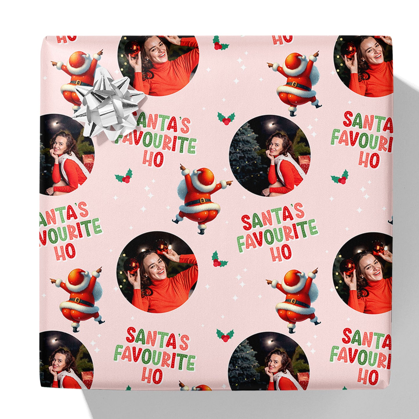 Santa's Favourite Ho Photo Gift Wrap