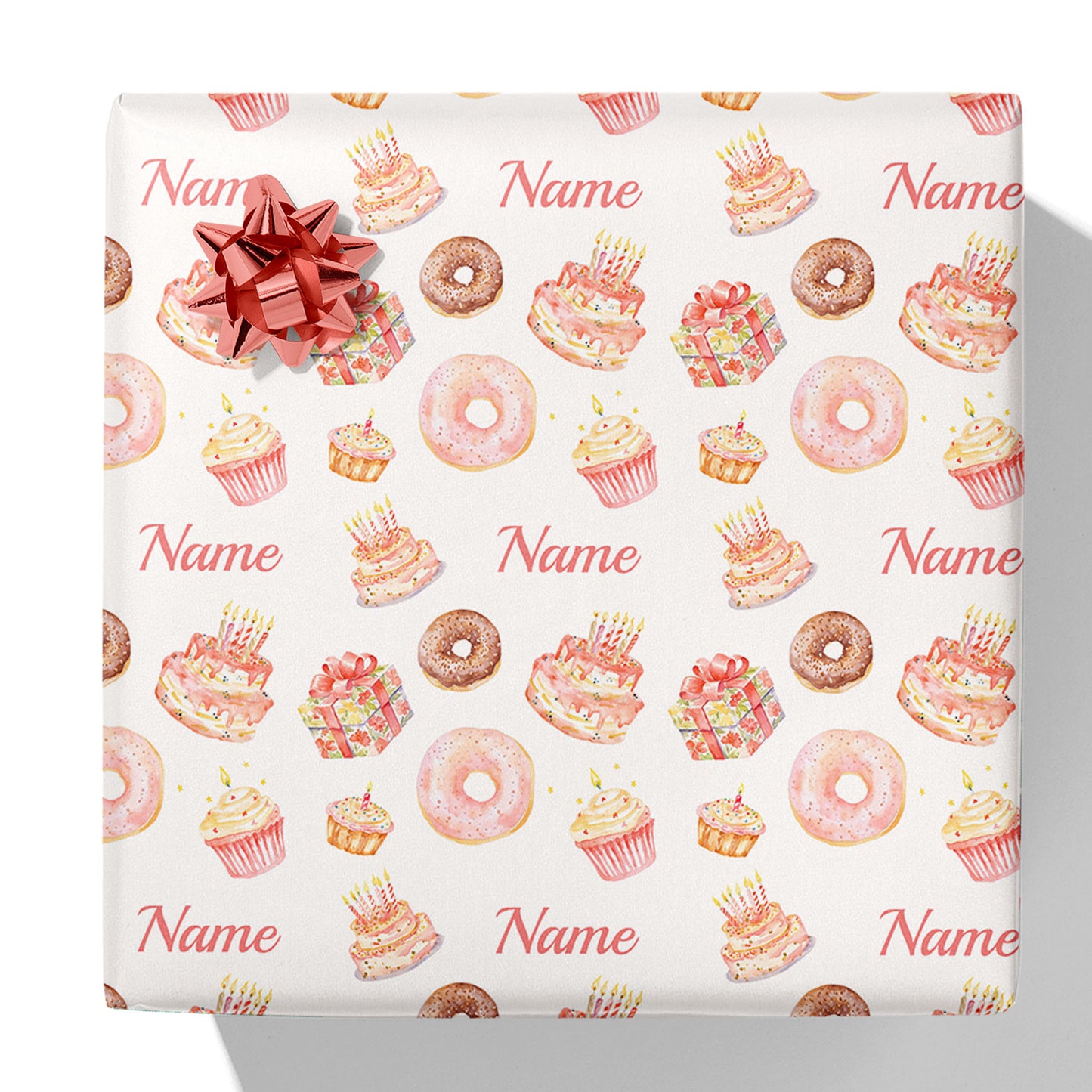 Sweet Treats Name Gift Wrap