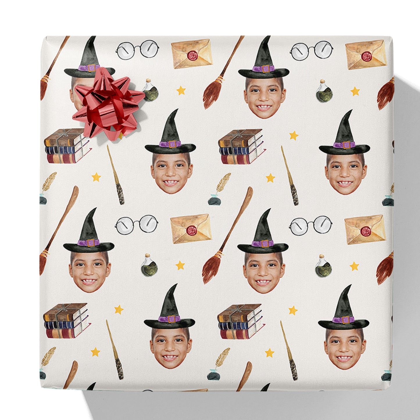 Witch and Wizard Magic Photo Gift Wrap