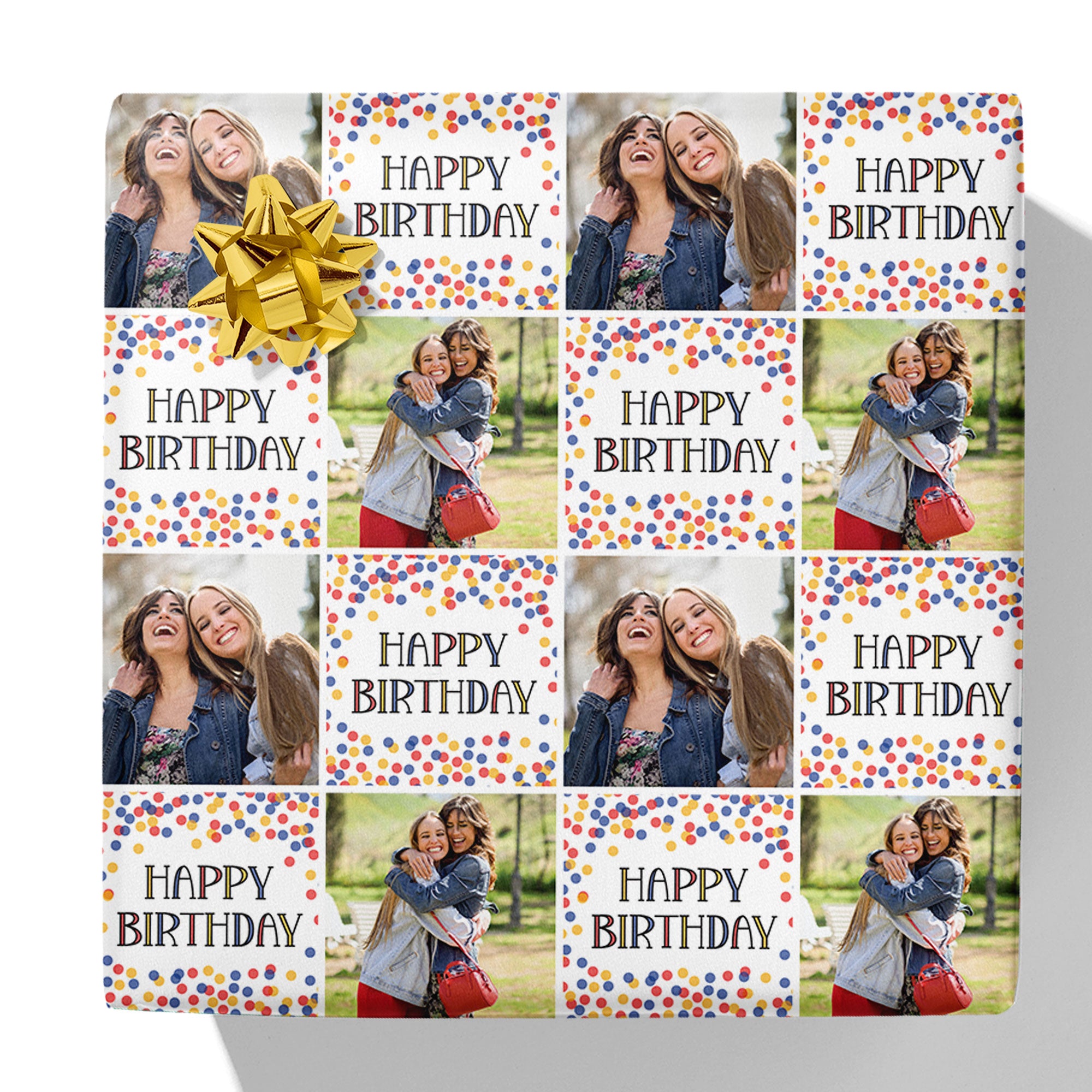 Bitrday Gift Rapper Personalised Birthday Gift Wrap - Personalised Wrapping Paper – Simply ...