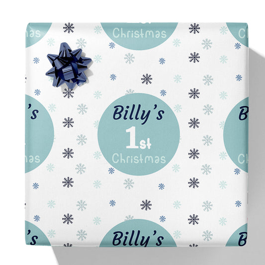 1st Christmas Gift Wrap