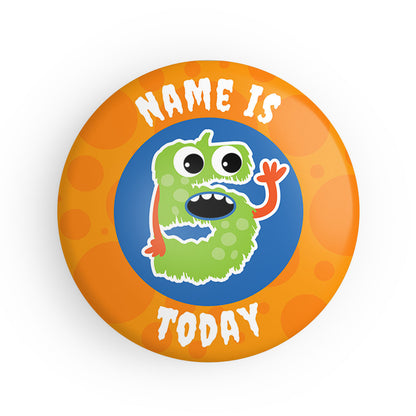 4-10 Today Monster Name Badge