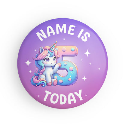 4 - 10 Unicorn Name Badge