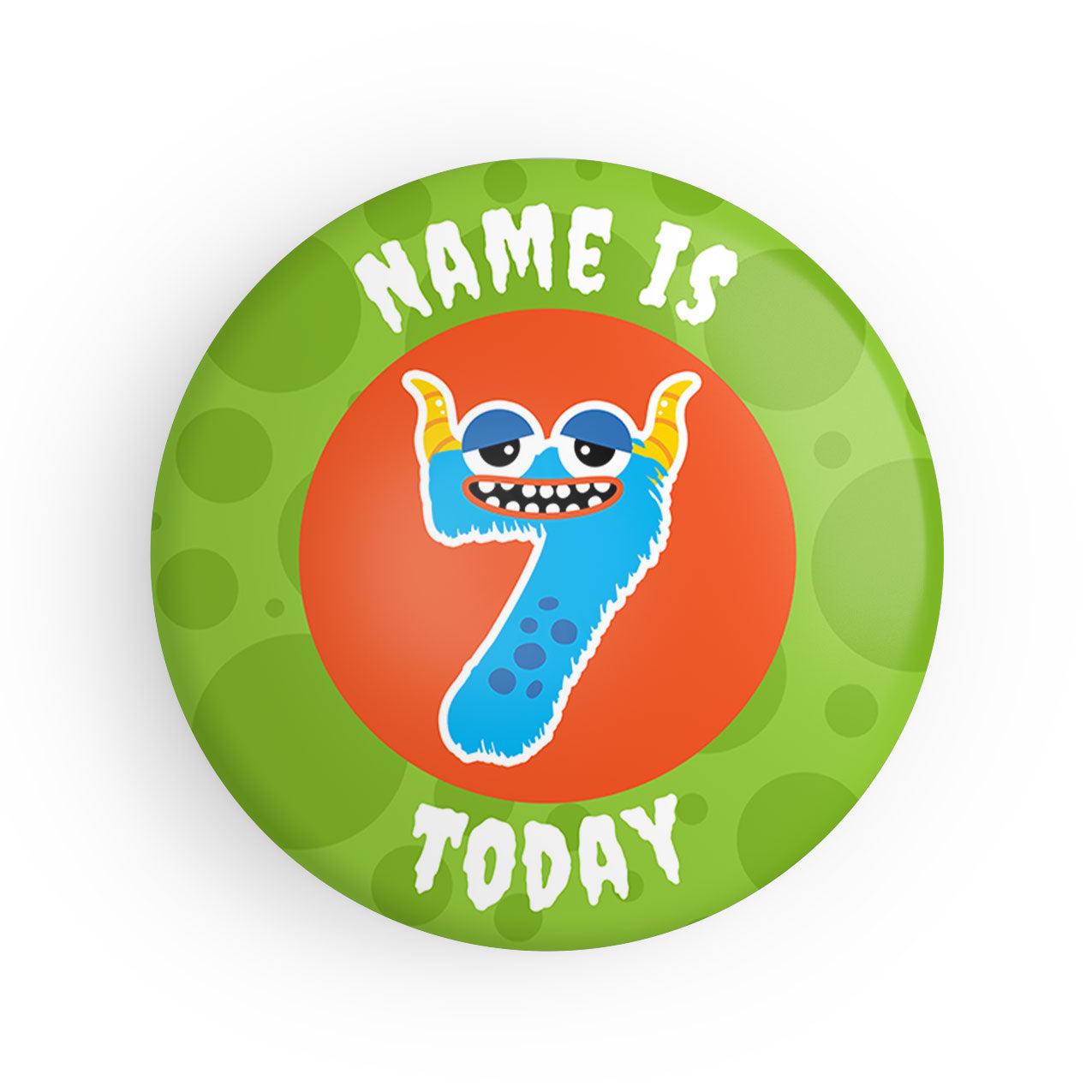 4-10 Today Monster Name Badge