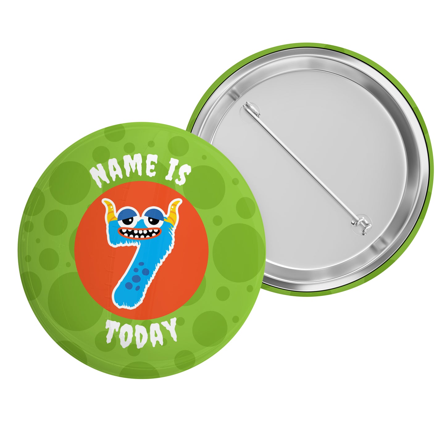 4-10 Today Monster Name Badge