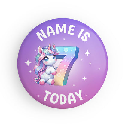 4 - 10 Unicorn Name Badge