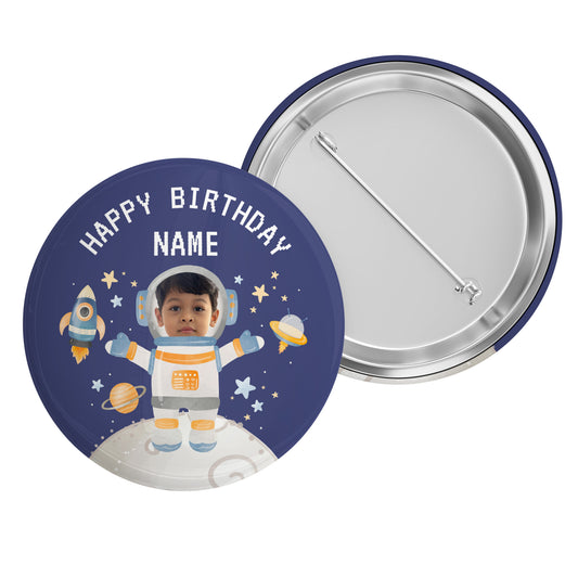 Astronaut Photo Name Badge
