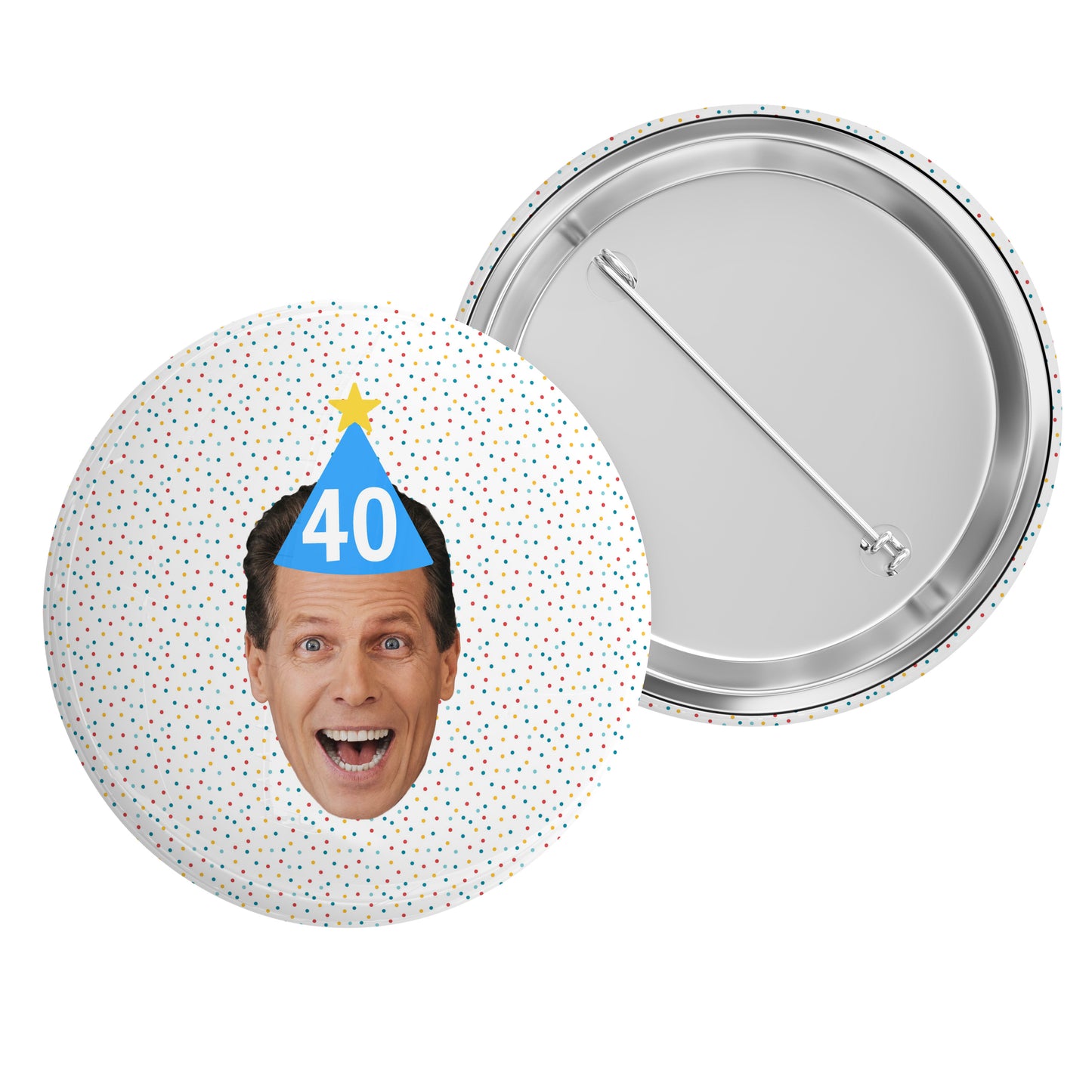 Party Hat Photo and Age Badge