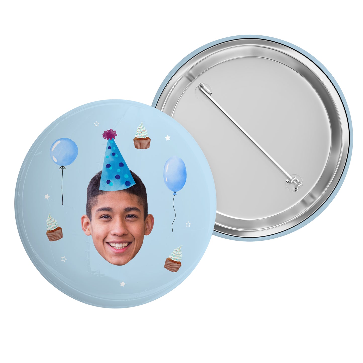 Birthday Party Hat Photo Badge