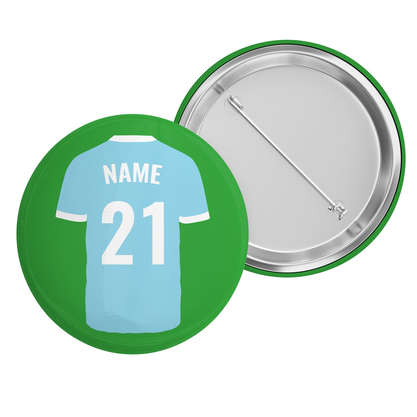 Football Shirt Age Name Badge