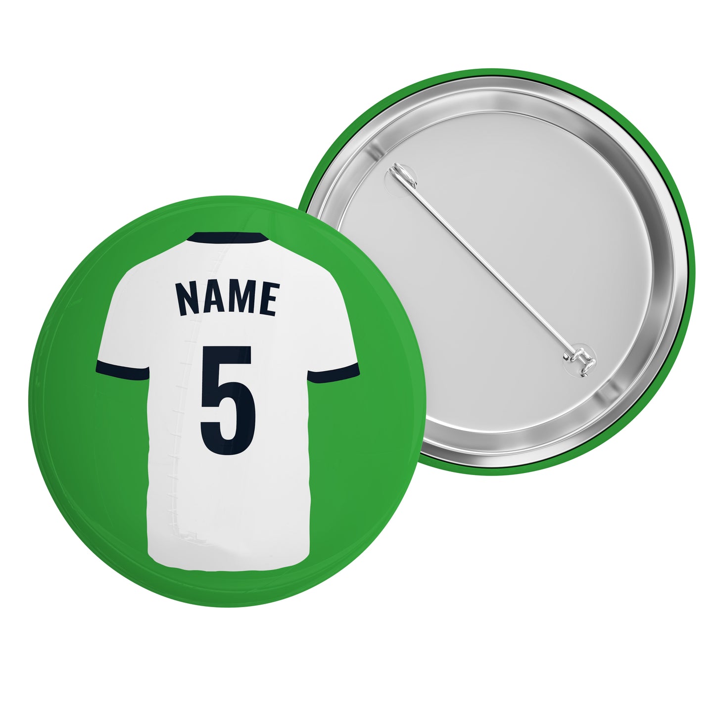 Football Shirt Age Name Badge