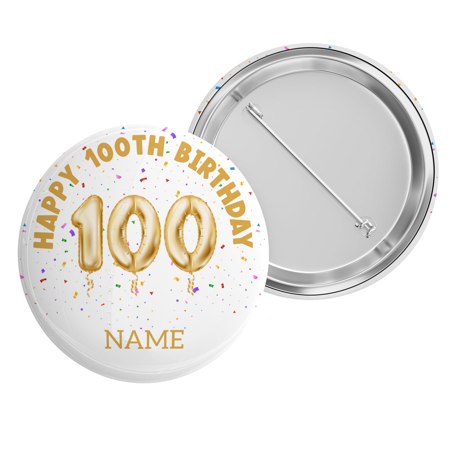 Milestone Age Name Badge
