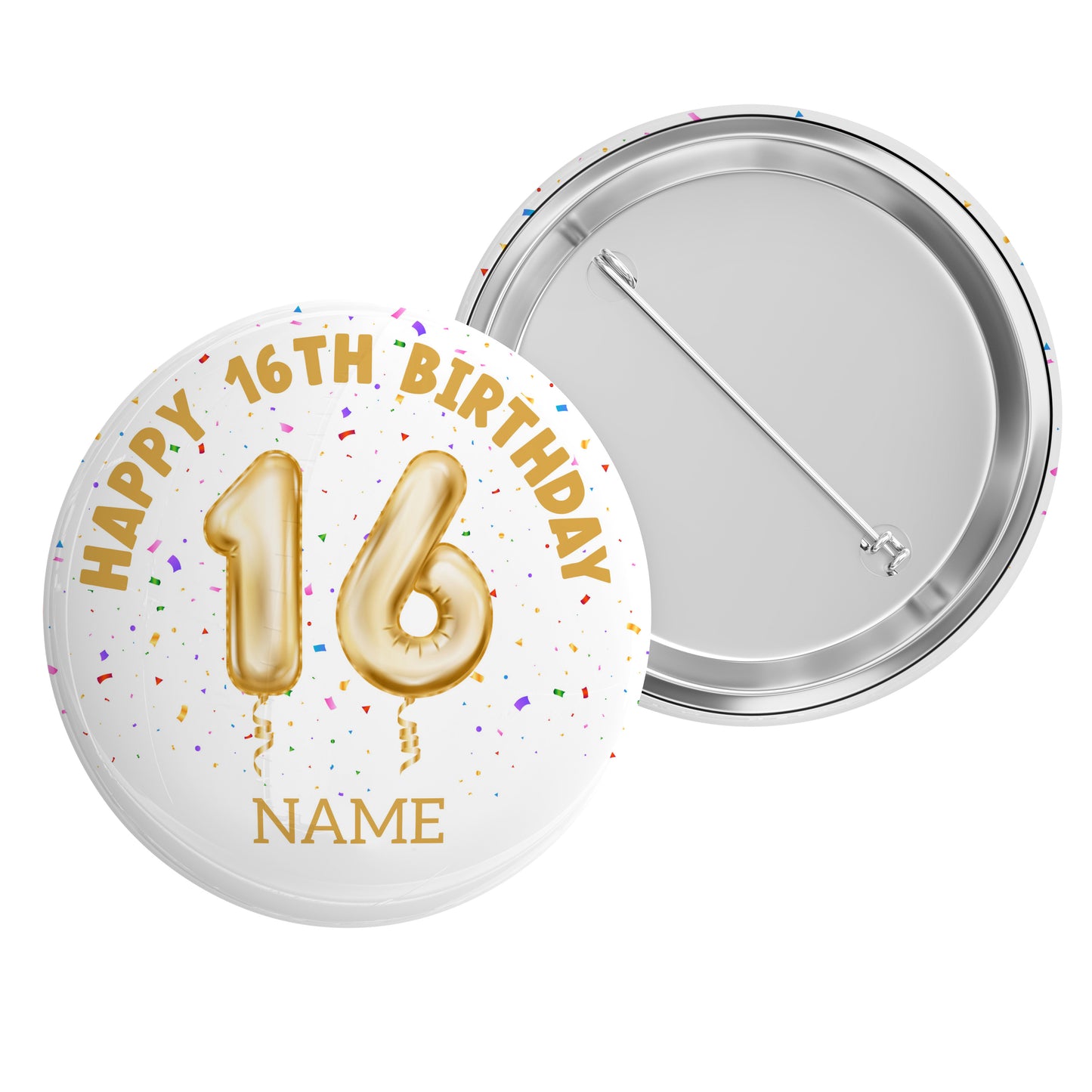 Milestone Age Name Badge