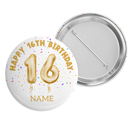 Milestone Age Name Badge