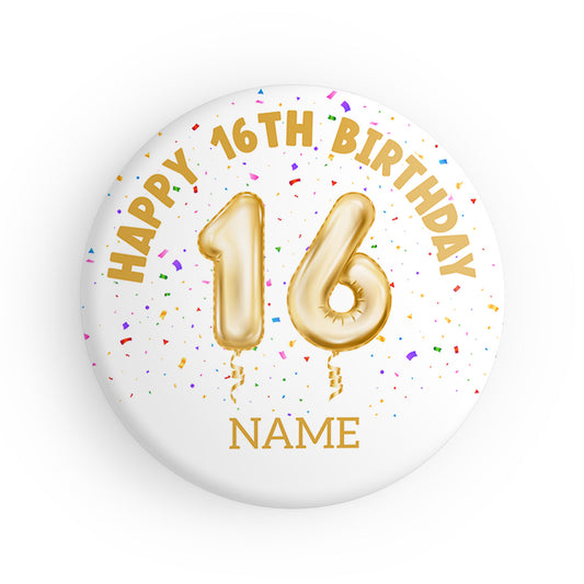 Milestone Age Name Badge