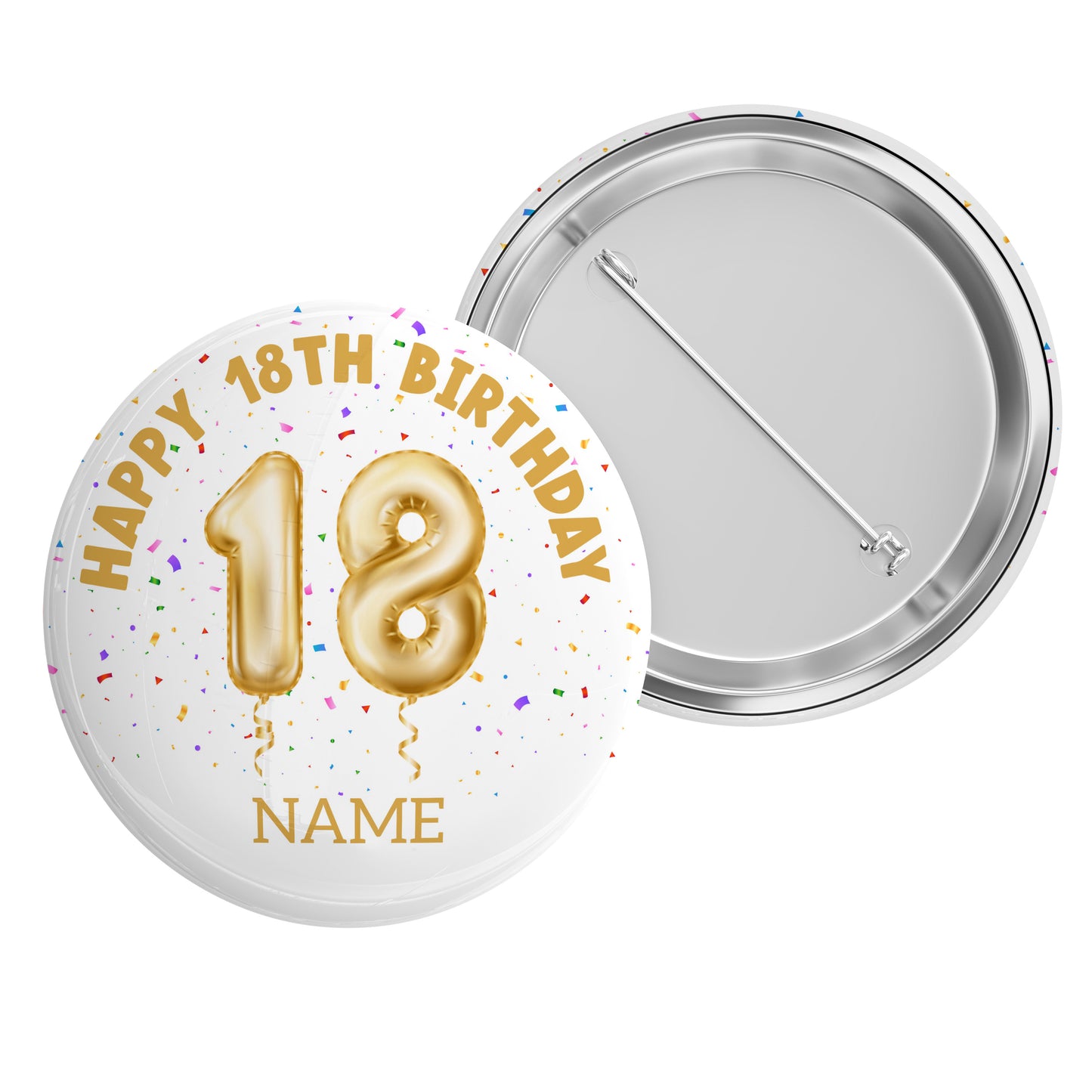 Milestone Age Name Badge