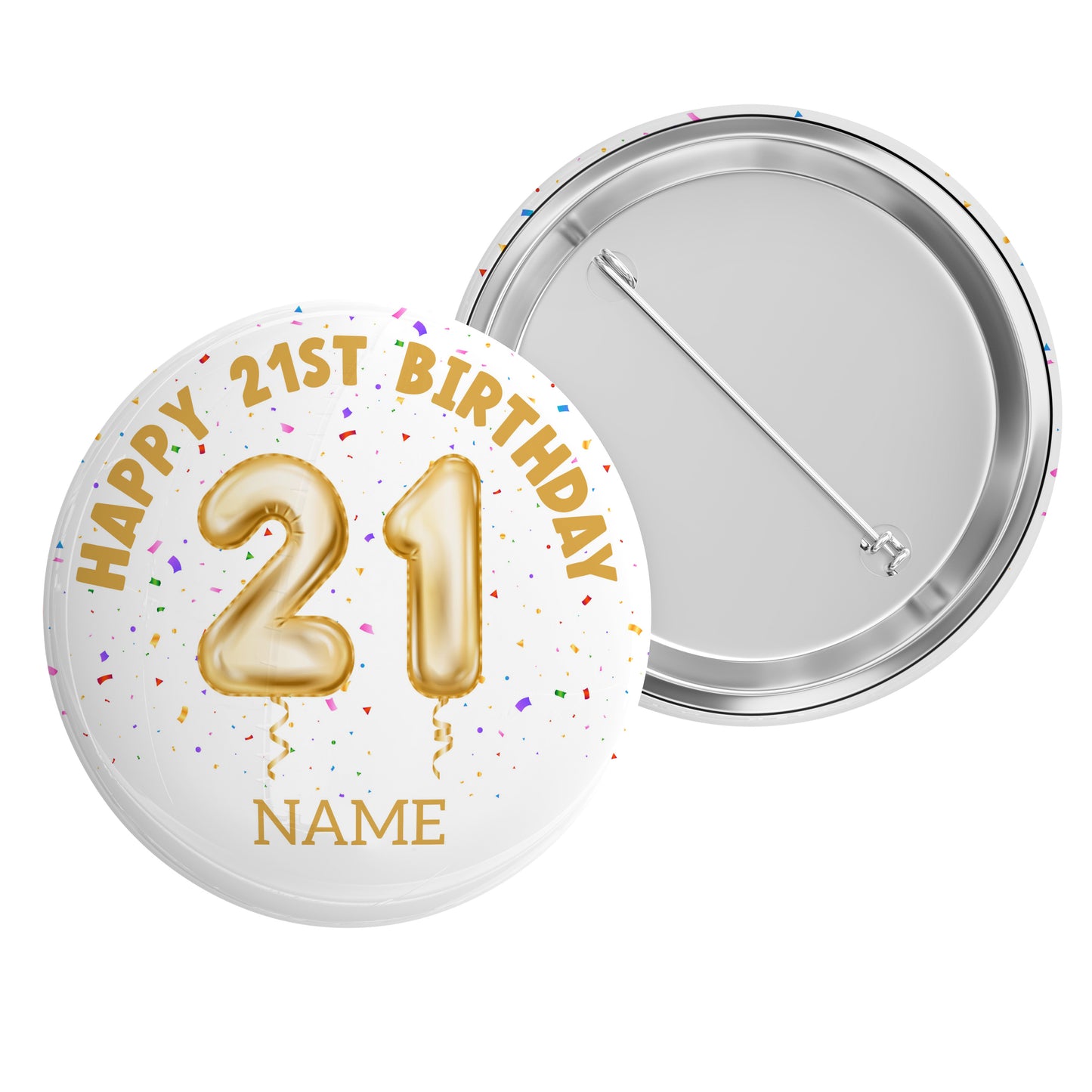 Milestone Age Name Badge