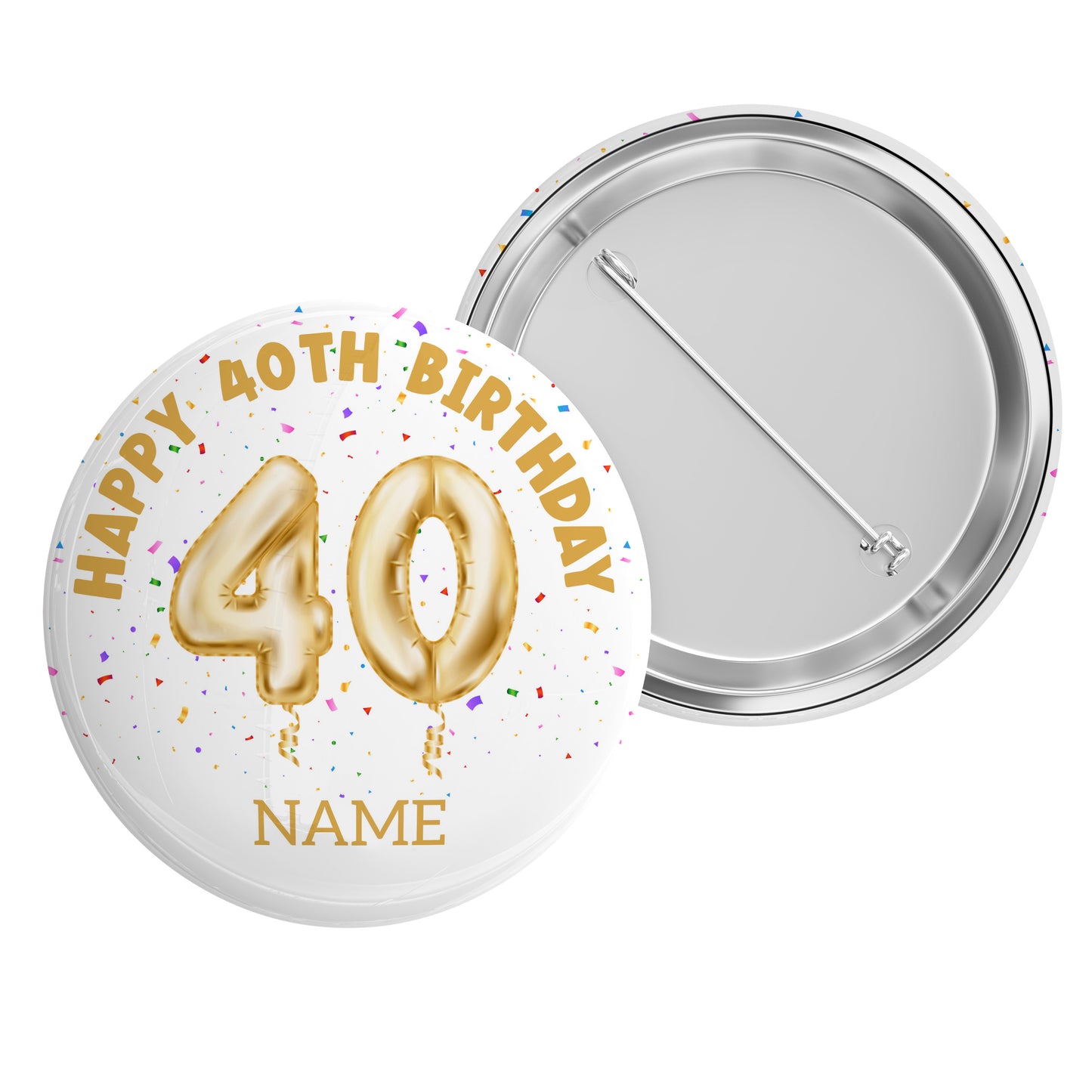 Milestone Age Name Badge