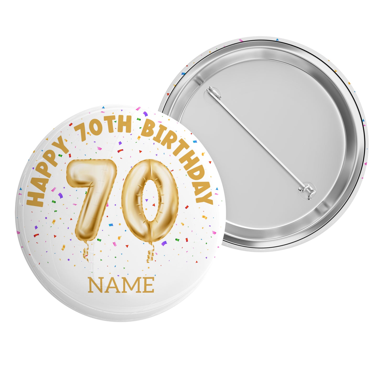 Milestone Age Name Badge