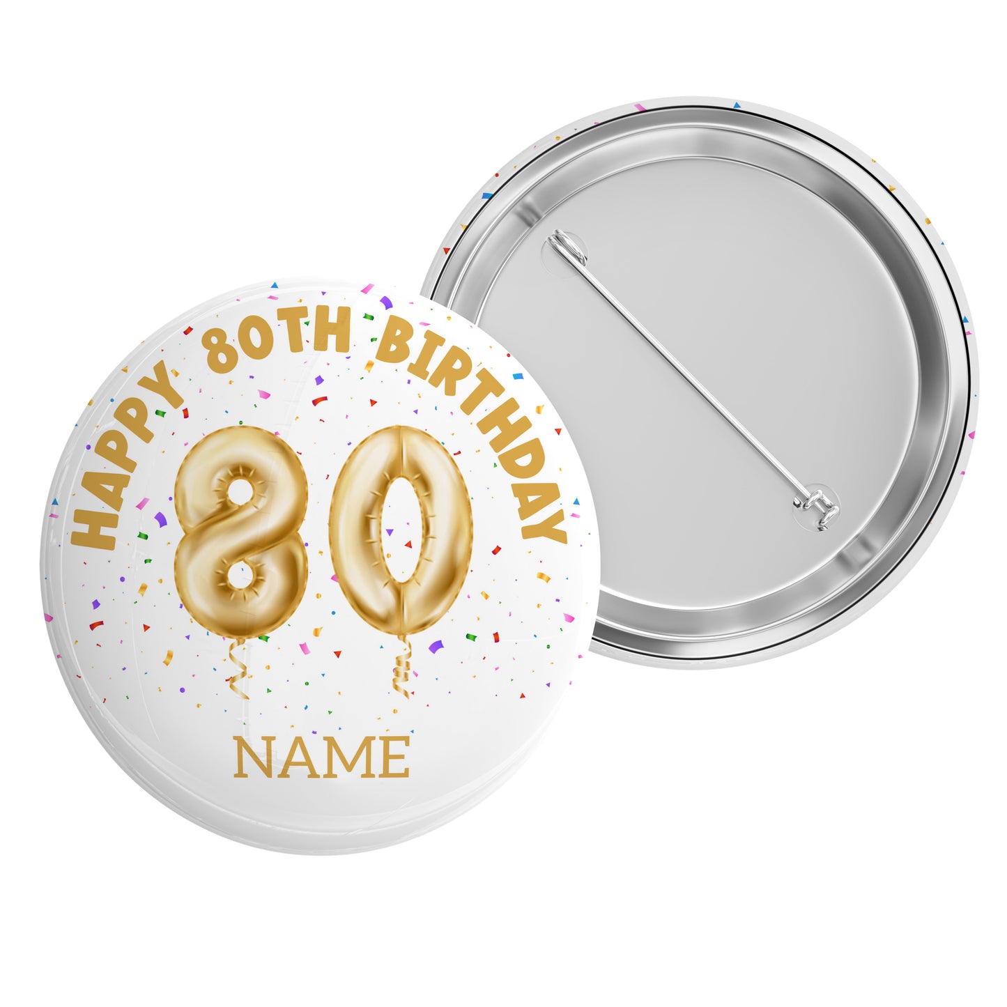 Milestone Age Name Badge