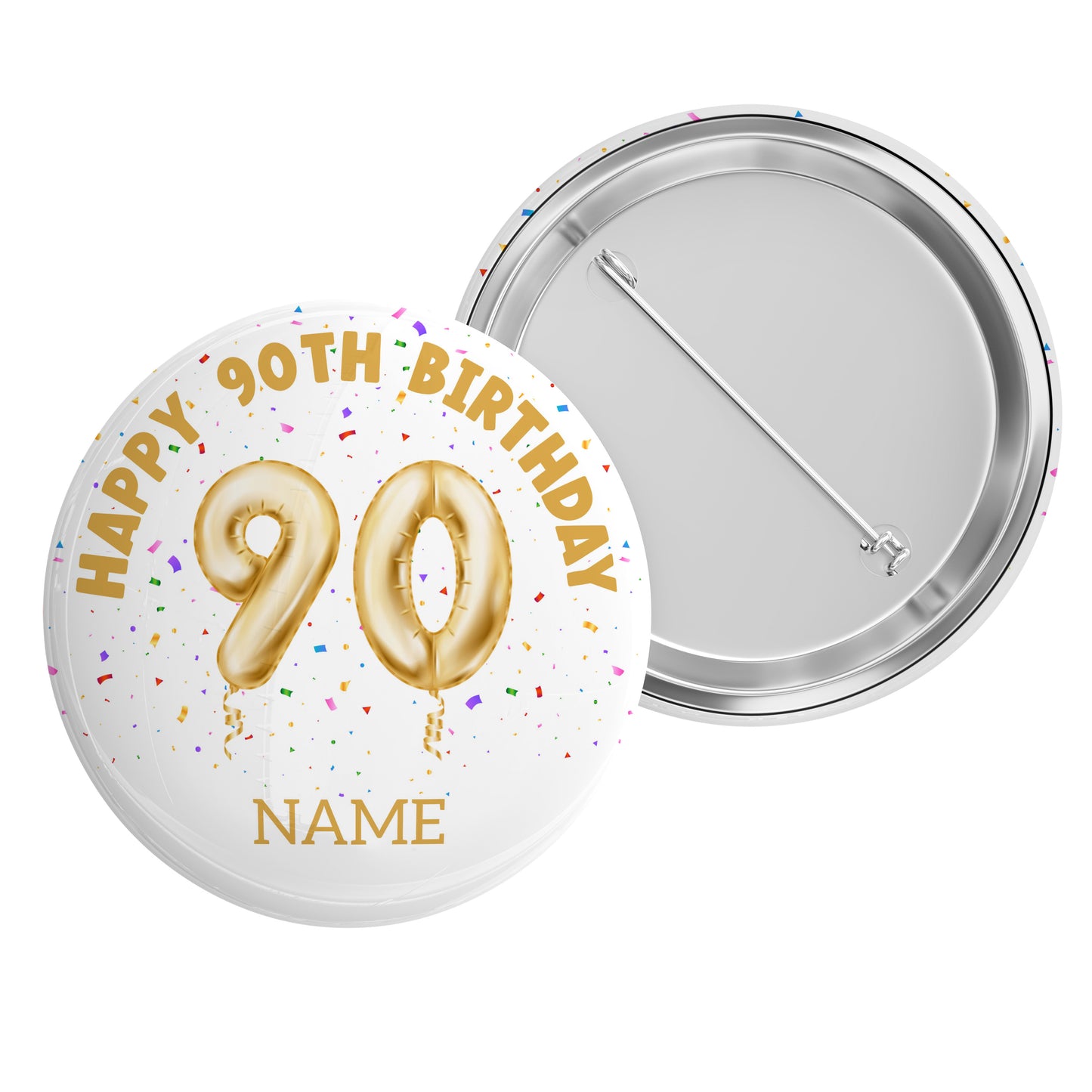 Milestone Age Name Badge