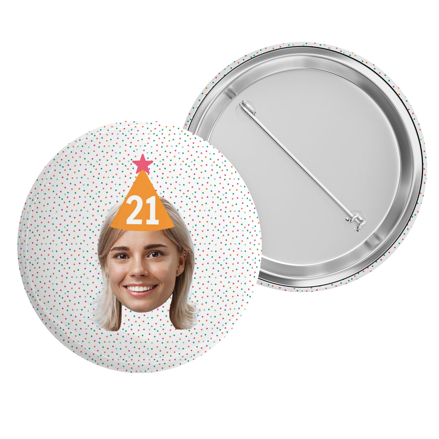 Party Hat Photo and Age Badge