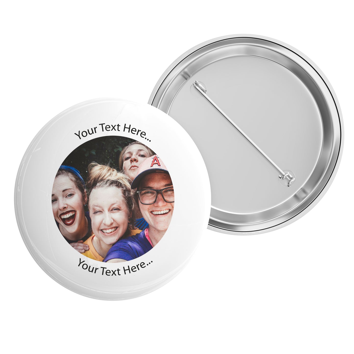 Photo & Caption Badge