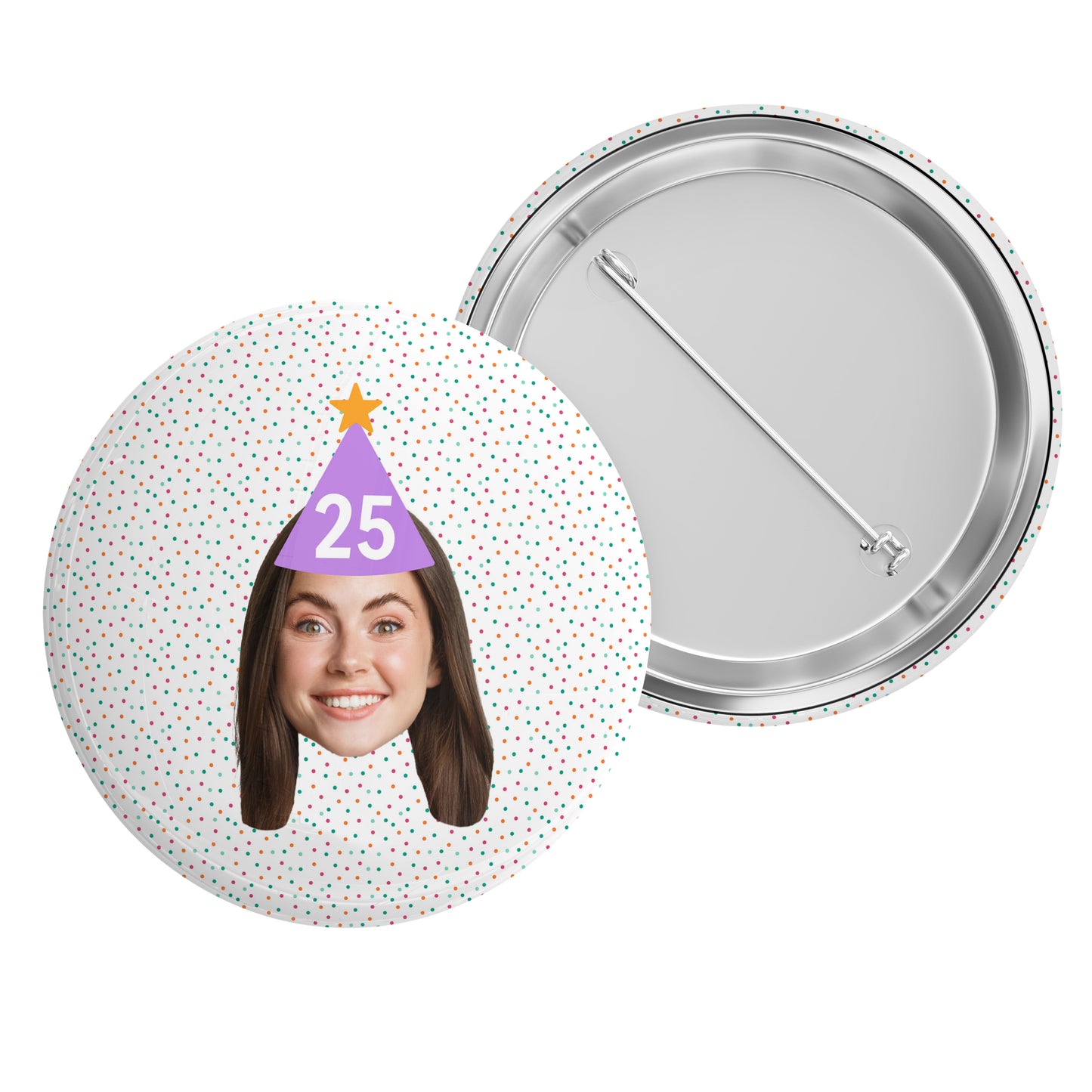 Party Hat Photo and Age Badge
