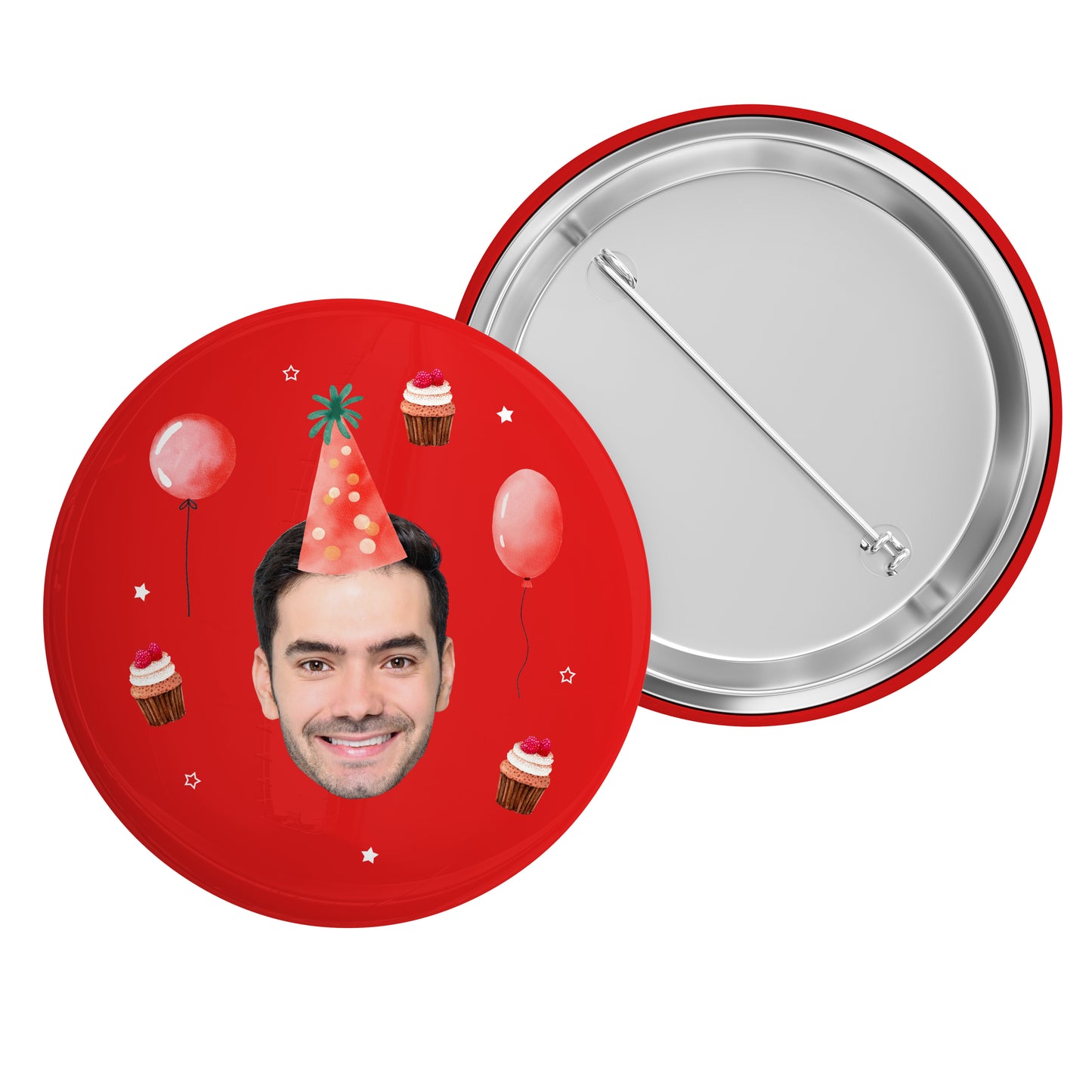 Birthday Party Hat Photo Badge