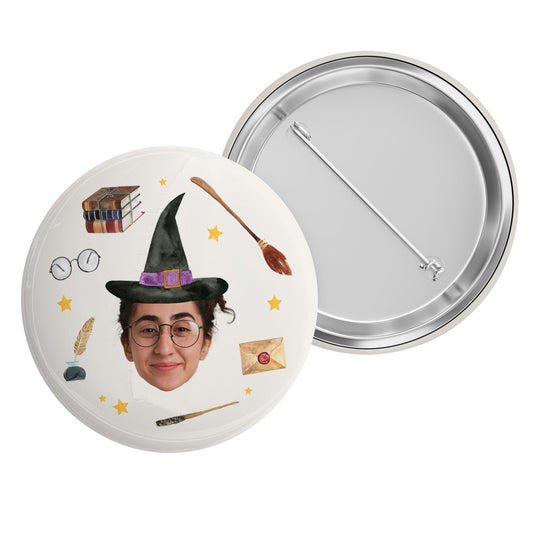 Witch and Wizard Magic Photo Badge