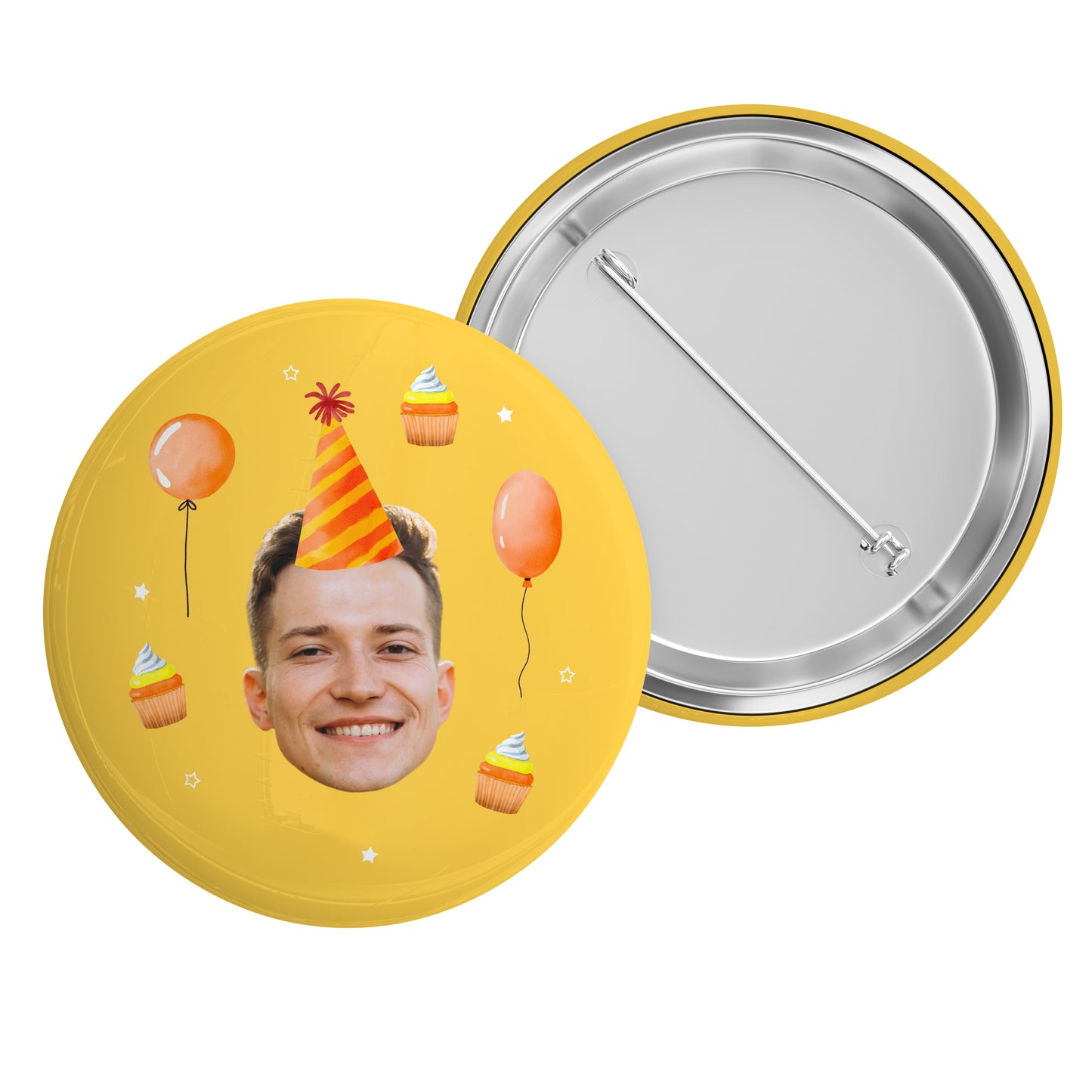 Birthday Party Hat Photo Badge