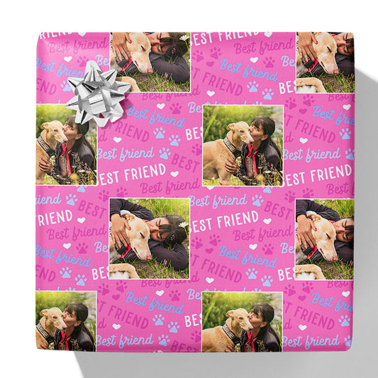 Best Friend Dog Photo Gift Wrap