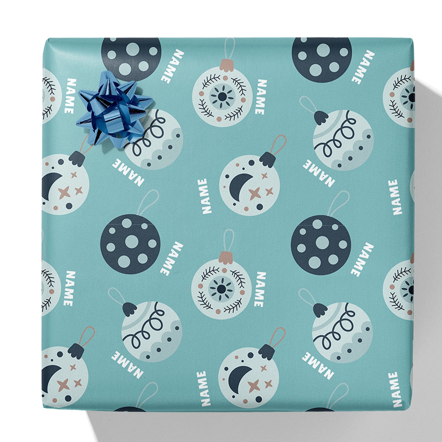 Bauble Name Gift Wrap