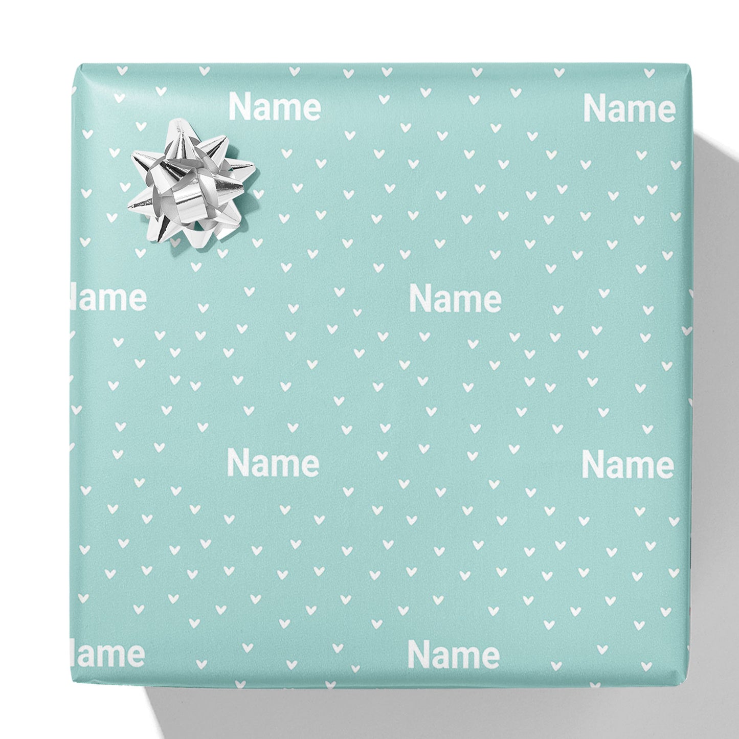 Heart Name Gift Wrap