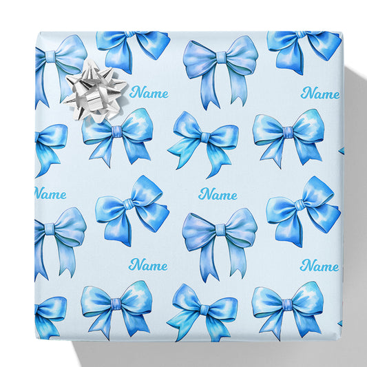 Ribbons Name Gift Wrap