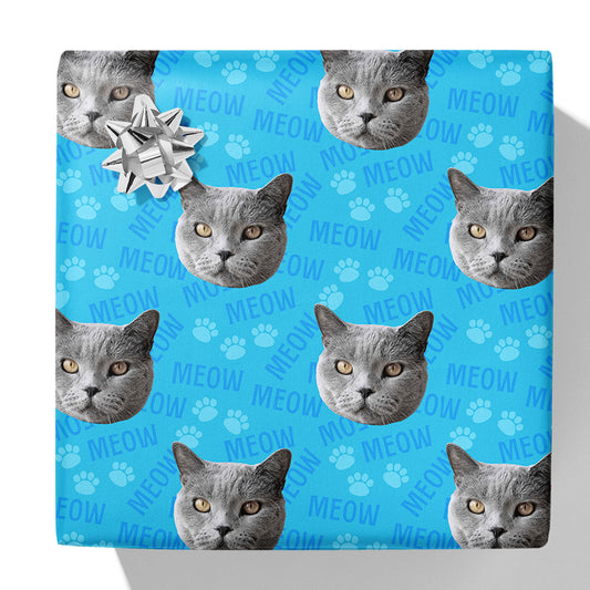 Your Cat on Paper Gift Wrap